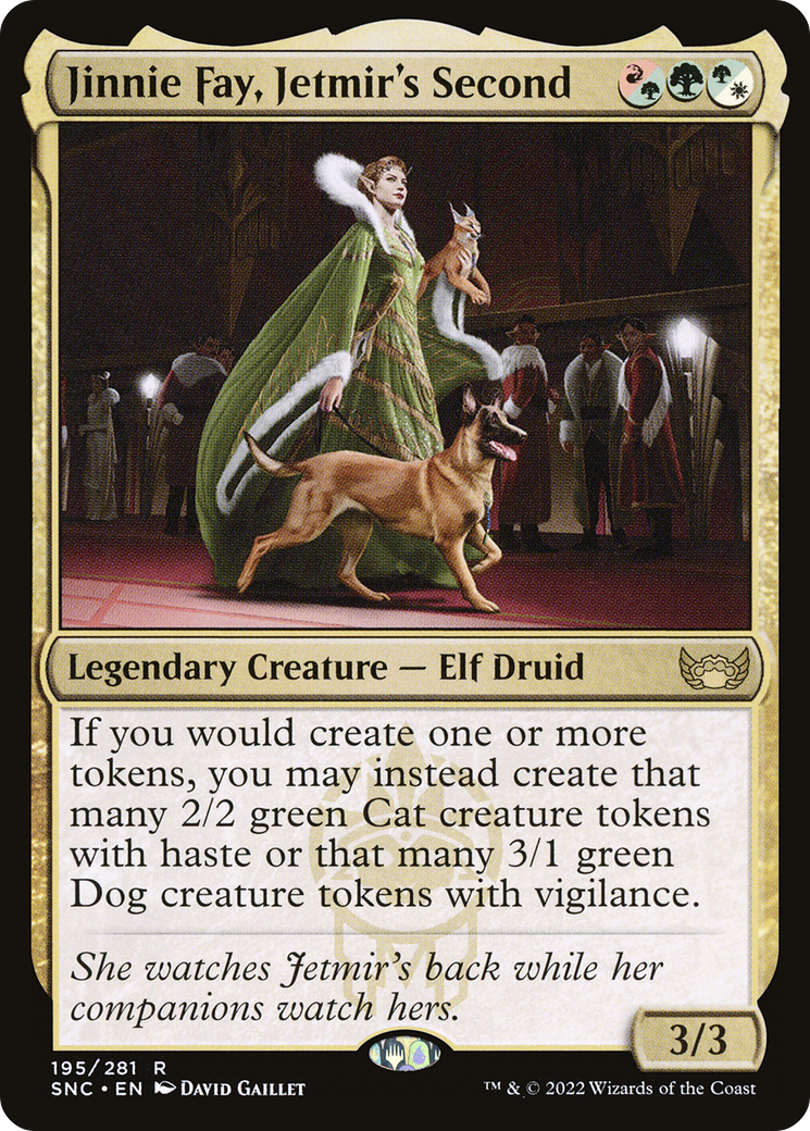 Jinnie Fay, Jetmir's Second (SNC-195) [Streets of New Capenna] Foil