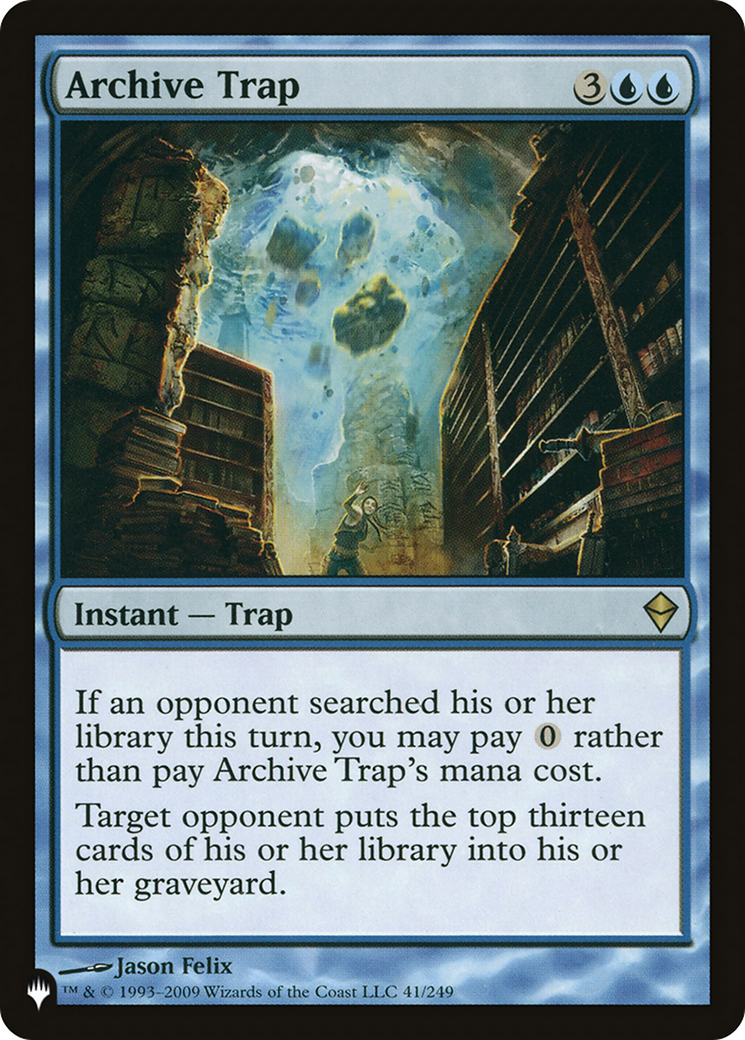 Archive Trap (LIST-ZEN-41) [The List]