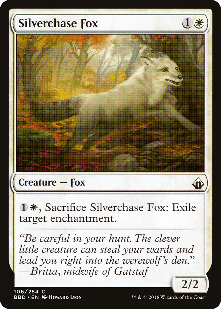 Silverchase Fox (BBD-106) [Battlebond] Foil