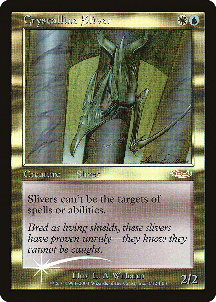 Crystalline Sliver (FNM-003) [Friday Night Magic 2003] Foil