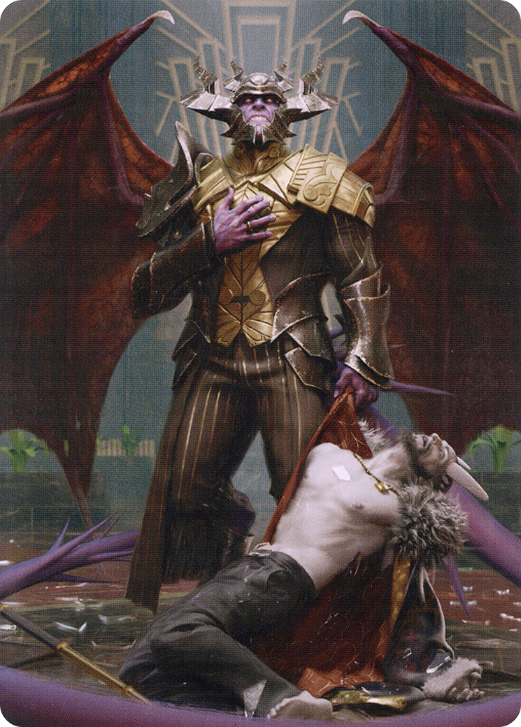 Ob Nixilis, the Adversary // Ob Nixilis, the Adversary (ASNC-031) (Borderless) [New Capenna Art Series] Foil
