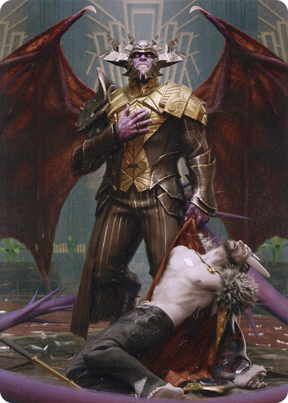 Ob Nixilis, the Adversary // Ob Nixilis, the Adversary (ASNC-031) (Borderless) [New Capenna Art Series]