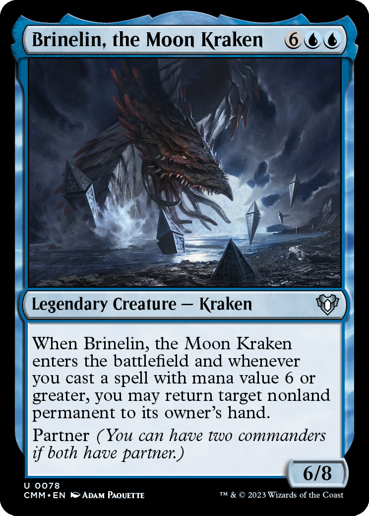 Brinelin, the Moon Kraken (CMM-078) [Commander Masters]
