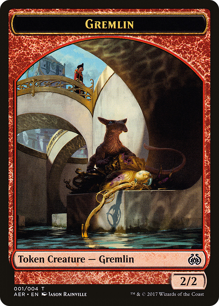 Gremlin Token (AER-001) [Aether Revolt Tokens] Foil