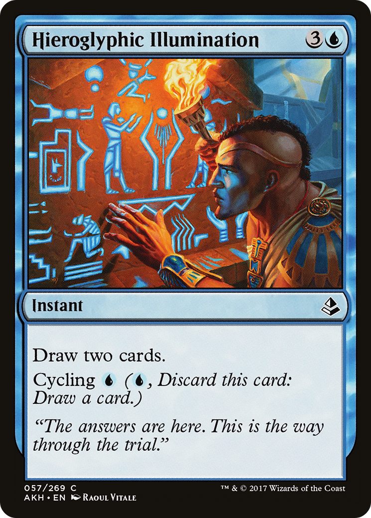 Hieroglyphic Illumination (AKH-057) [Amonkhet] Foil