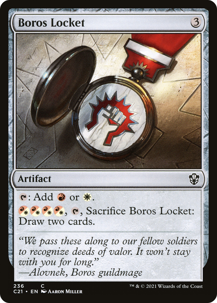 Boros Locket (C21-236) [Commander 2021]