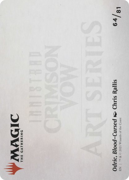 Odric, Blood-Cursed // Odric, Blood-Cursed (AVOW-064) (Borderless) [Crimson Vow Art Series]