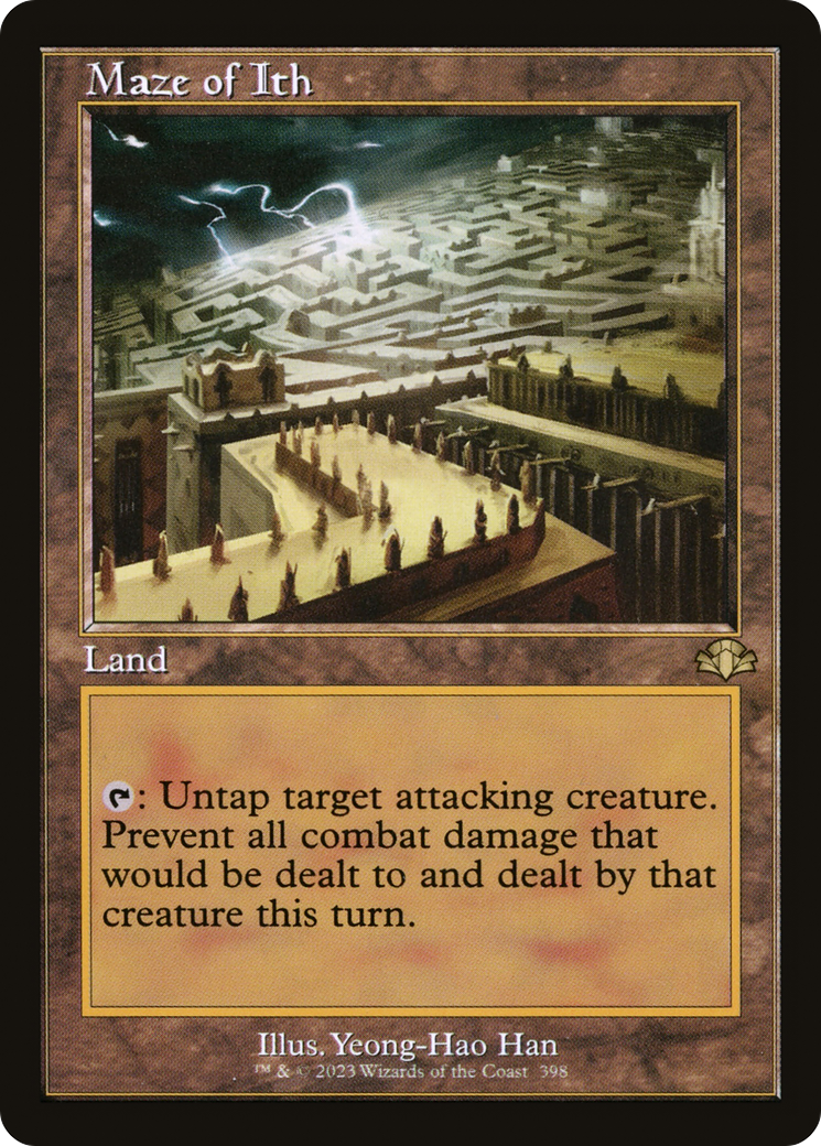 Maze of Ith (Retro Frame) (DMR-398) [Dominaria Remastered] Foil