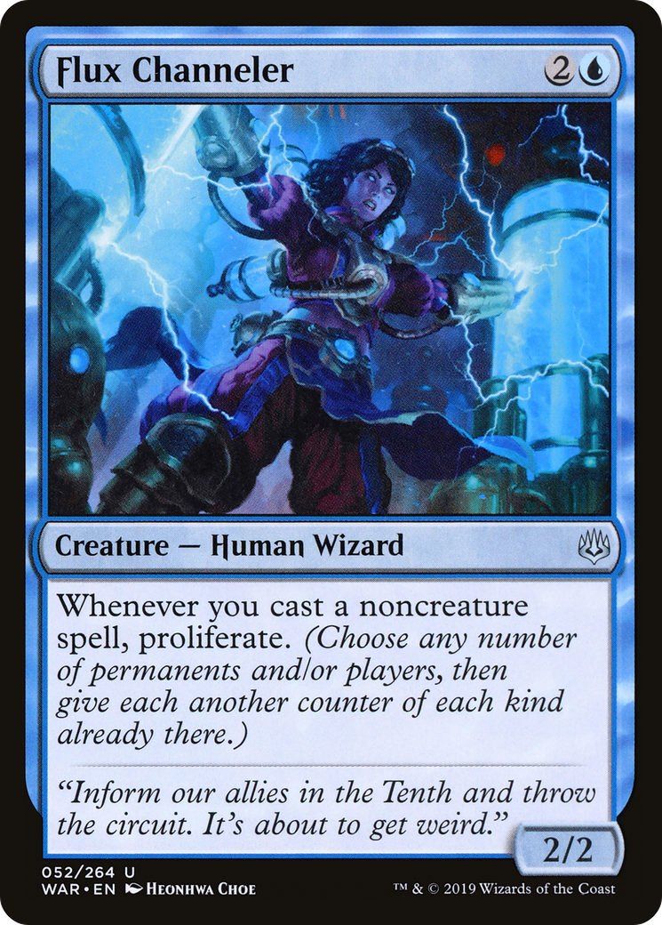 Flux Channeler (WAR-052) [War of the Spark] Foil