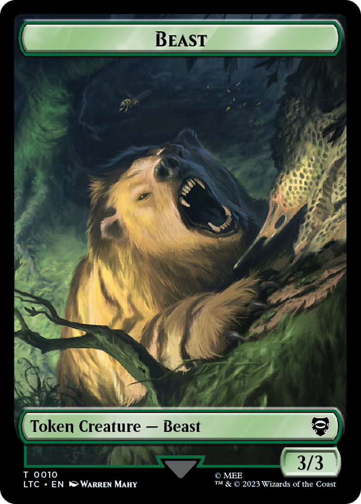 Beast (TLTC-010) [Tales of Middle-earth Commander Tokens]