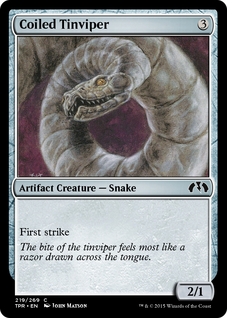 Coiled Tinviper (TPR-219) [Tempest Remastered] Foil