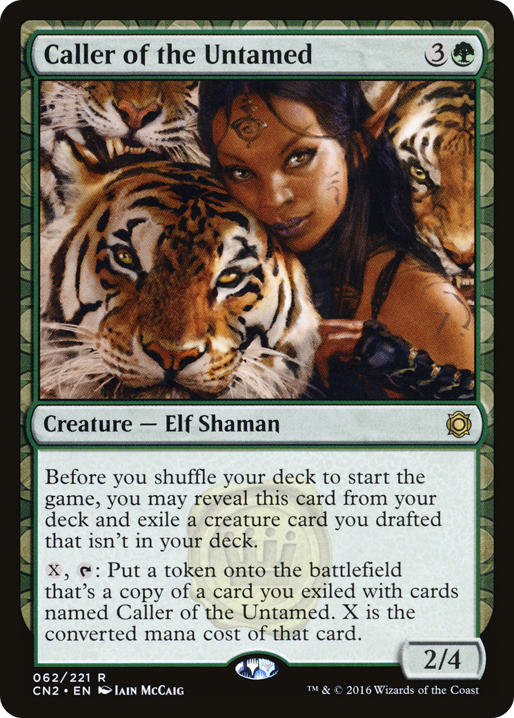 Caller of the Untamed (CN2-062) [Conspiracy: Take the Crown] Foil