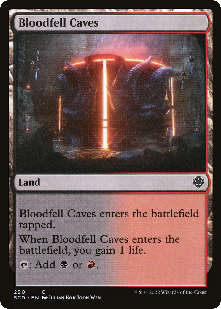 Bloodfell Caves (SCD-290) [Starter Commander Decks]