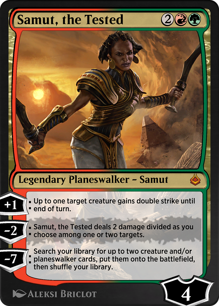 Samut, the Tested (AKR-257) [Amonkhet Remastered]