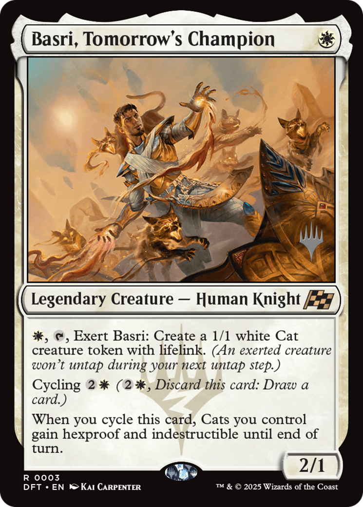 Basri, Tomorrow's Champion (PPDFT-003) [Promo Pack: Aetherdrift]