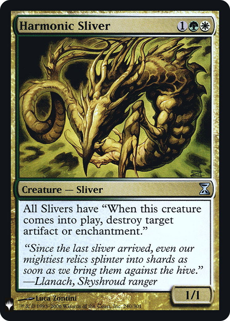 Harmonic Sliver (LIST-TSP-240) [The List] Foil