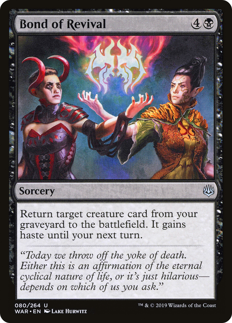 Bond of Revival (WAR-080) [War of the Spark]