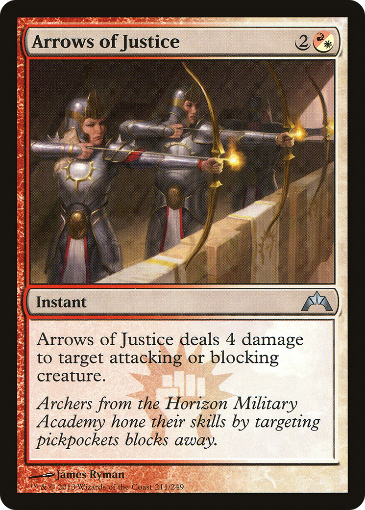 Arrows of Justice (GTC-211) [Gatecrash] Foil