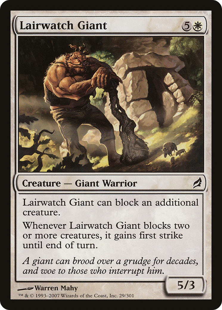 Lairwatch Giant (LRW-029) [Lorwyn] Foil