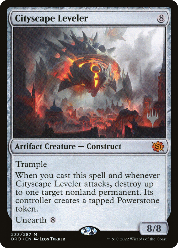 Cityscape Leveler (PPBRO-233) [Promo Pack: The Brothers' War Promos]