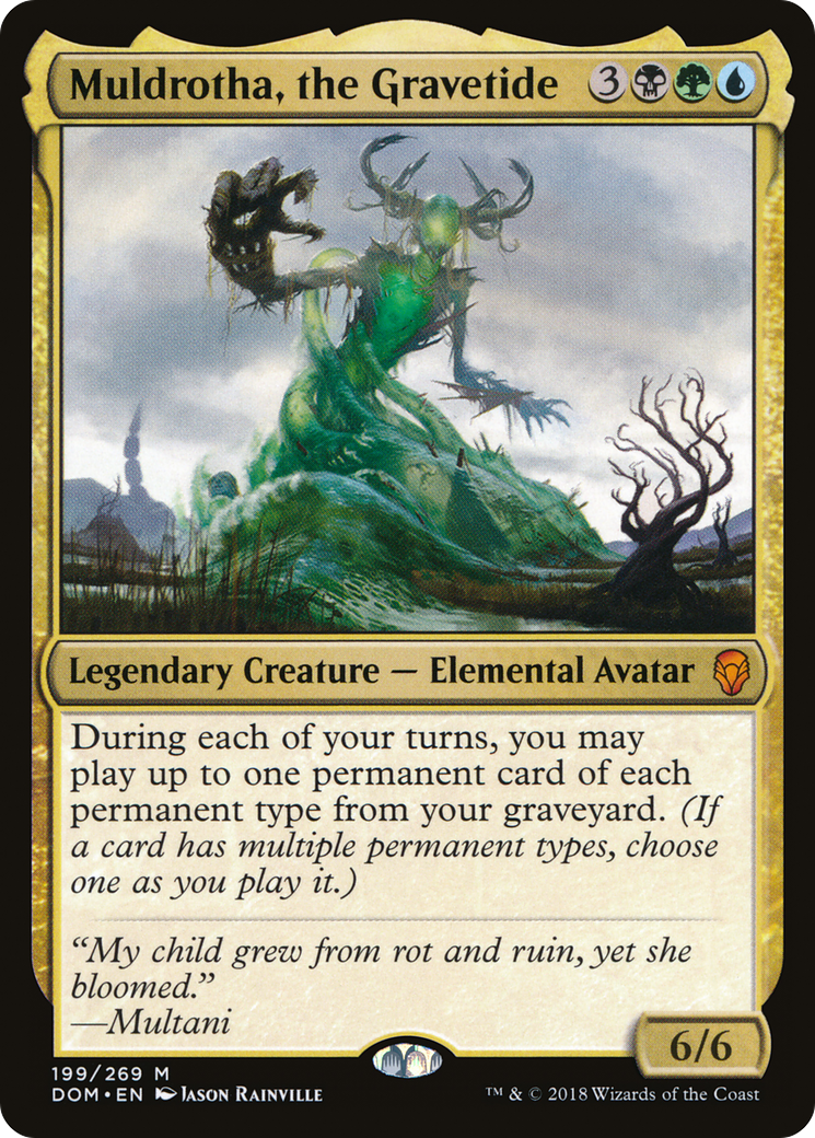 Muldrotha, the Gravetide (DOM-199) [Dominaria] Foil