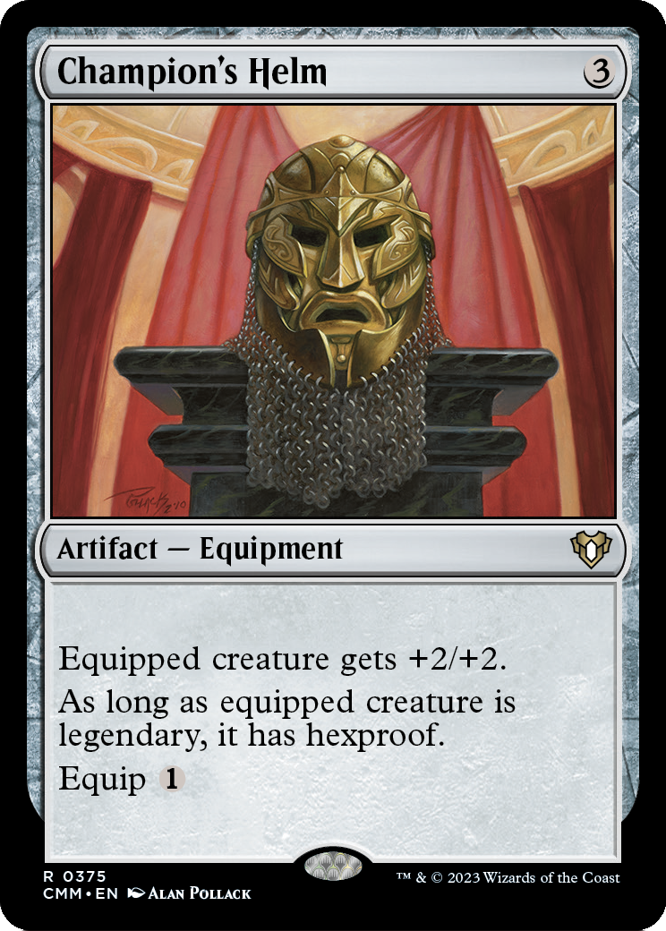 Champion's Helm (CMM-375) [Commander Masters]