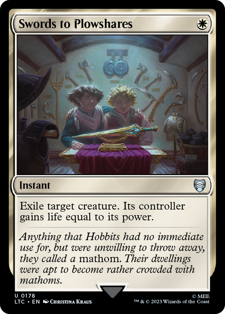 Swords to Plowshares (LTC-178) [Tales of Middle-earth Commander]