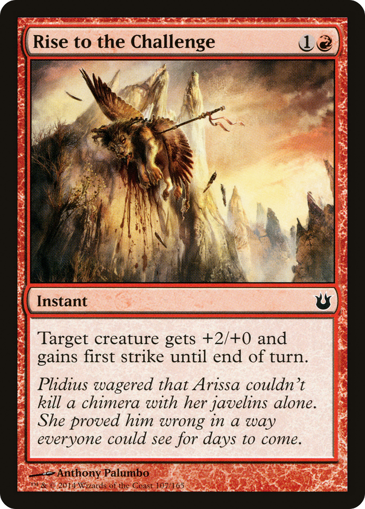 Rise to the Challenge (BNG-107) [Born of the Gods] Foil