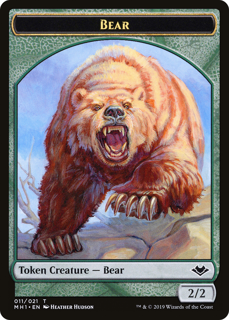 Bear (TMH1-011) [Modern Horizons Tokens] Foil
