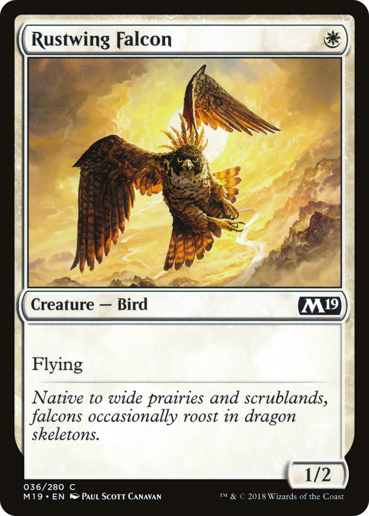 Rustwing Falcon (M19-036) [Core Set 2019]