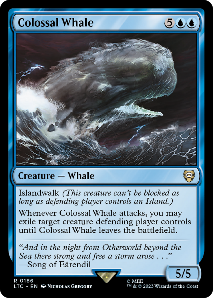 Colossal Whale (LTC-186) [Tales of Middle-earth Commander]