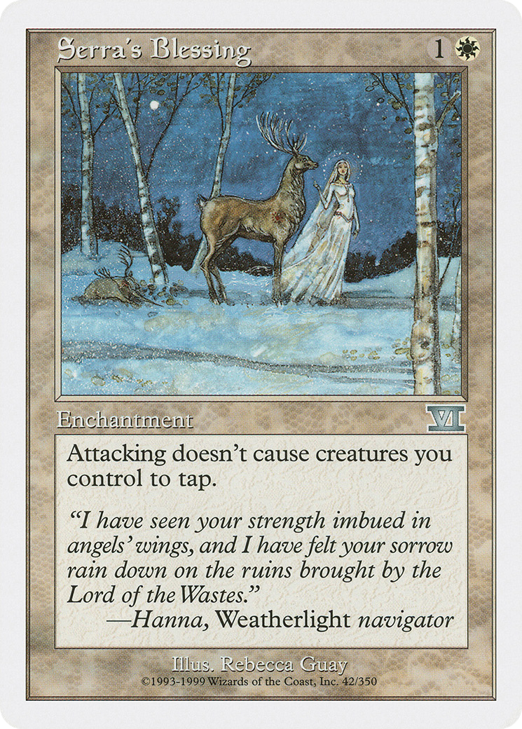 Serra's Blessing (6ED-042) [Classic Sixth Edition]