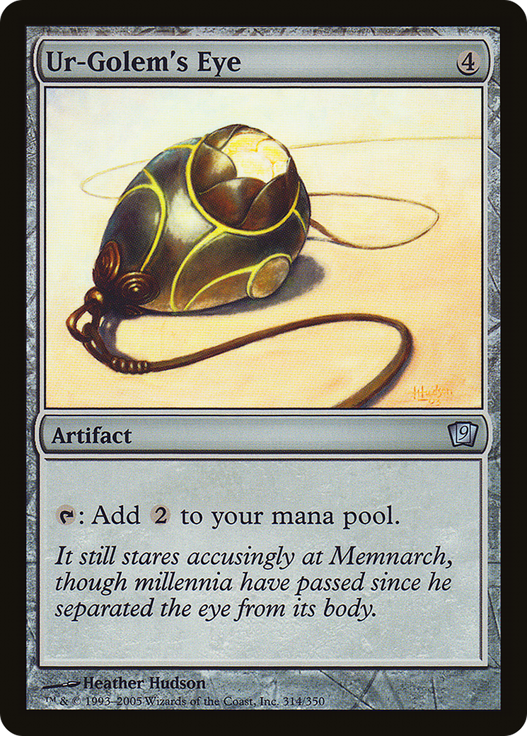 Ur-Golem's Eye (9ED-314) [9th Edition] Foil