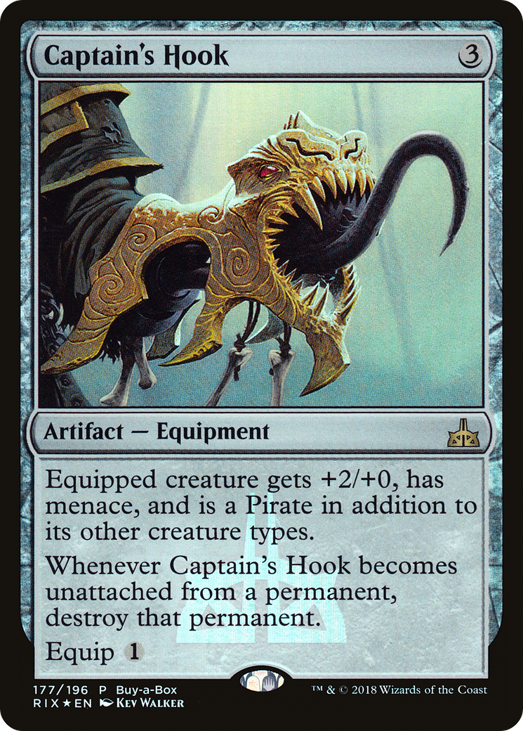 Captain's Hook (BABP-177) [Rivals of Ixalan Promos] Foil