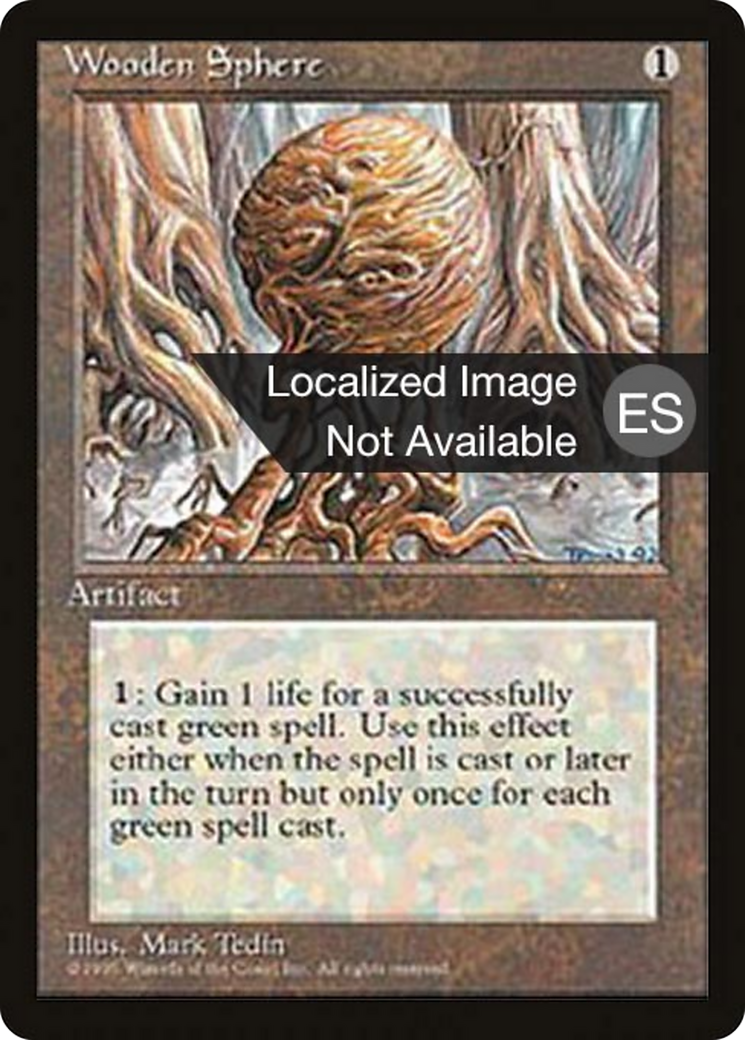 Wooden Sphere [Fourth Edition Foreign Black Border]