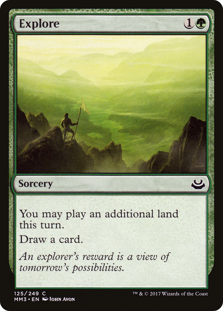 Explore (MM3-125) [Modern Masters 2017] Foil