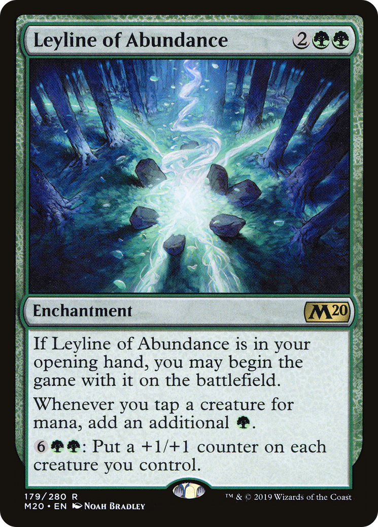 Leyline of Abundance (M20-179) [Core Set 2020] Foil