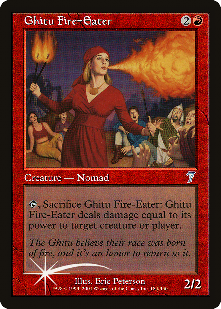Ghitu Fire-Eater (7ED-184★) [7th Edition]