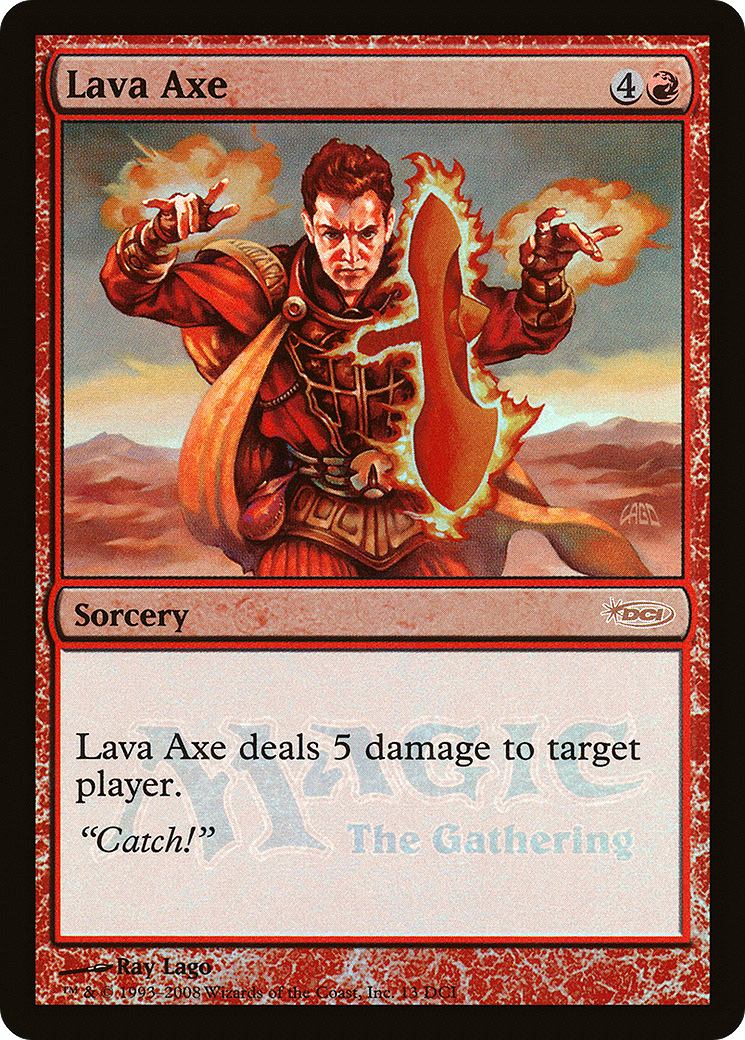 Lava Axe (WPN-013) [DCI Promos] Foil