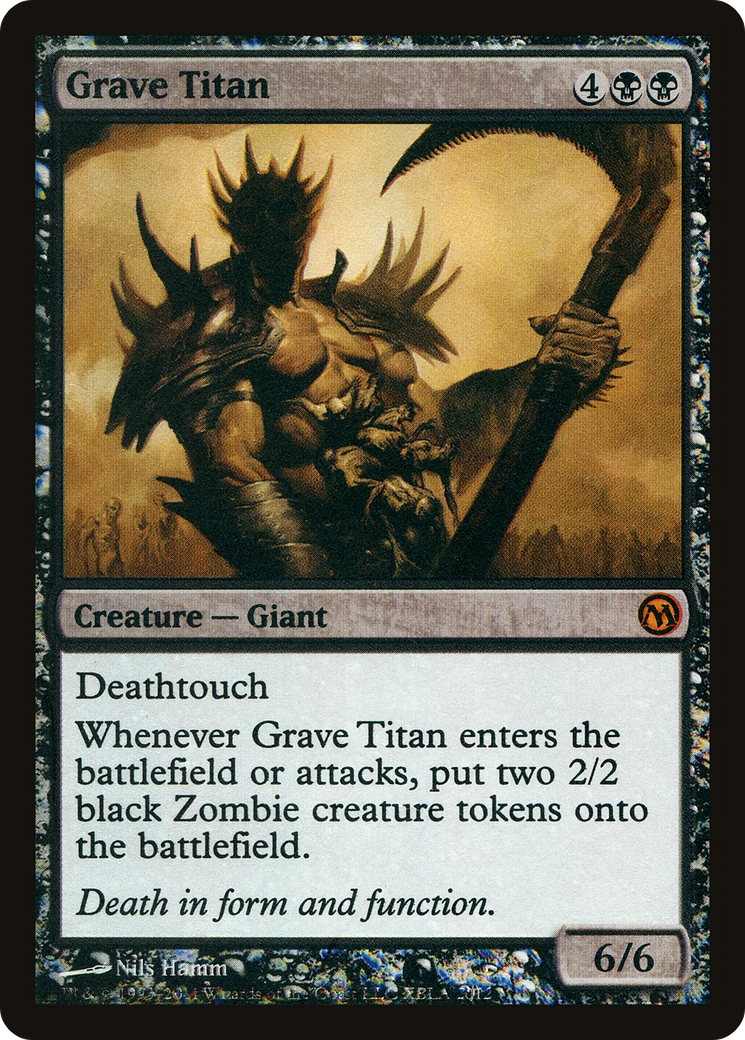 Grave Titan (MEDIA-XBLA 2012) [Duels of the Planeswalkers 2012 Promos] Foil
