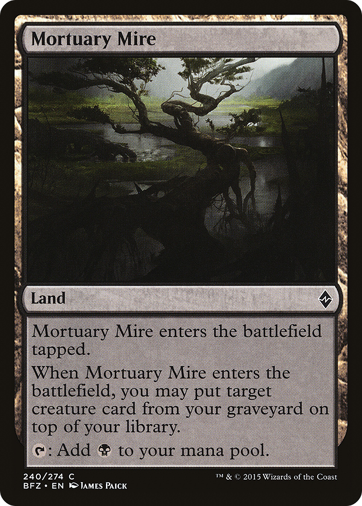 Mortuary Mire (BFZ-240) [Battle for Zendikar]