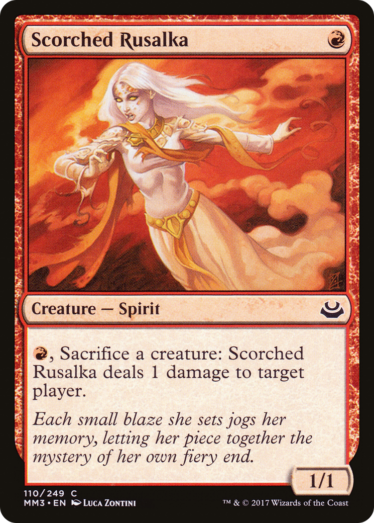 Scorched Rusalka (MM3-110) [Modern Masters 2017] Foil