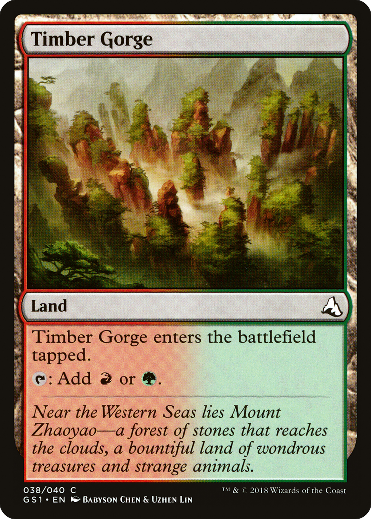Timber Gorge (GS1-038) [Global Series Jiang Yanggu & Mu Yanling]
