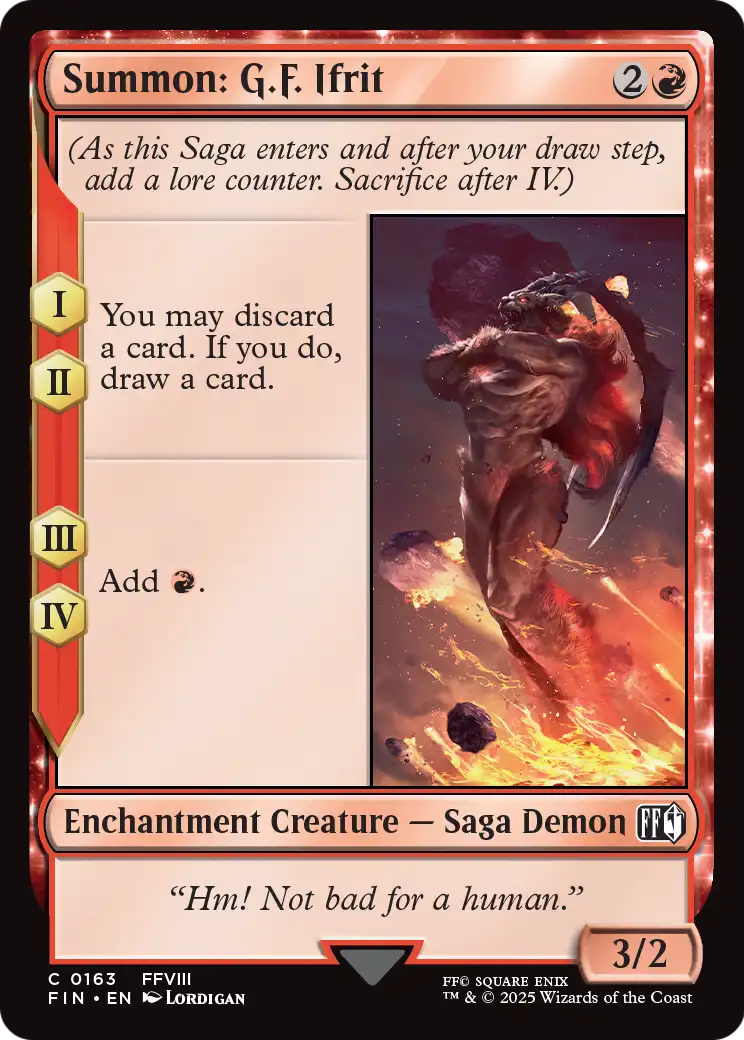 Summon: G.F. Ifrit (FIN-163) [FINAL FANTASY]