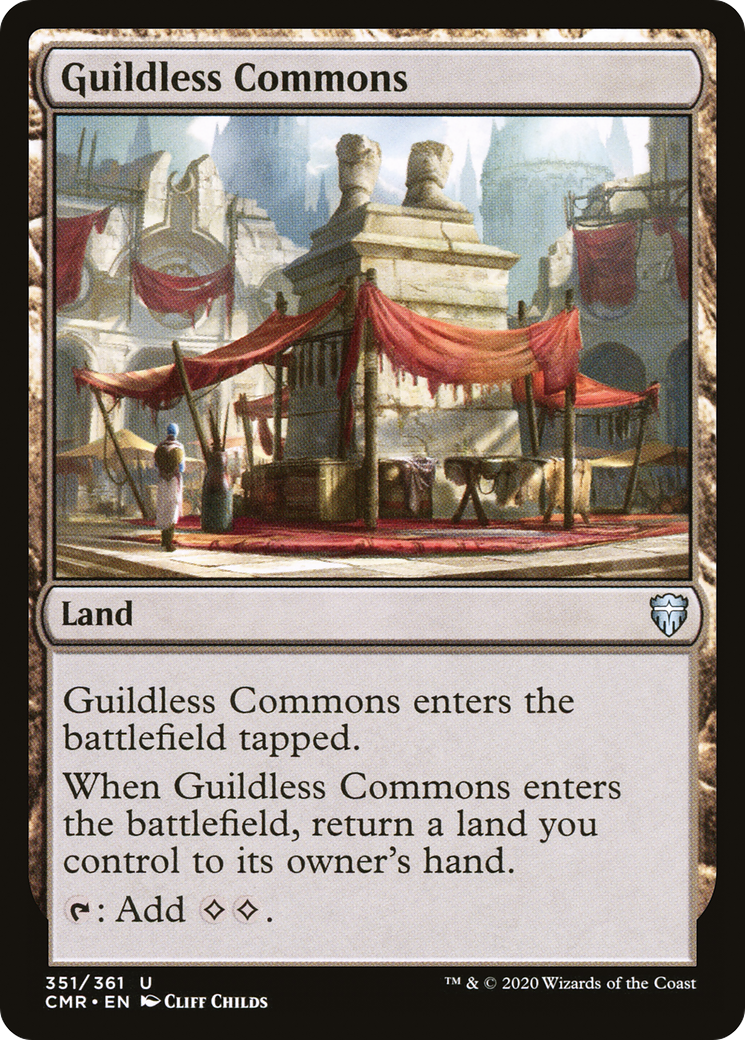 Guildless Commons (CMR-351) [Commander Legends] Foil