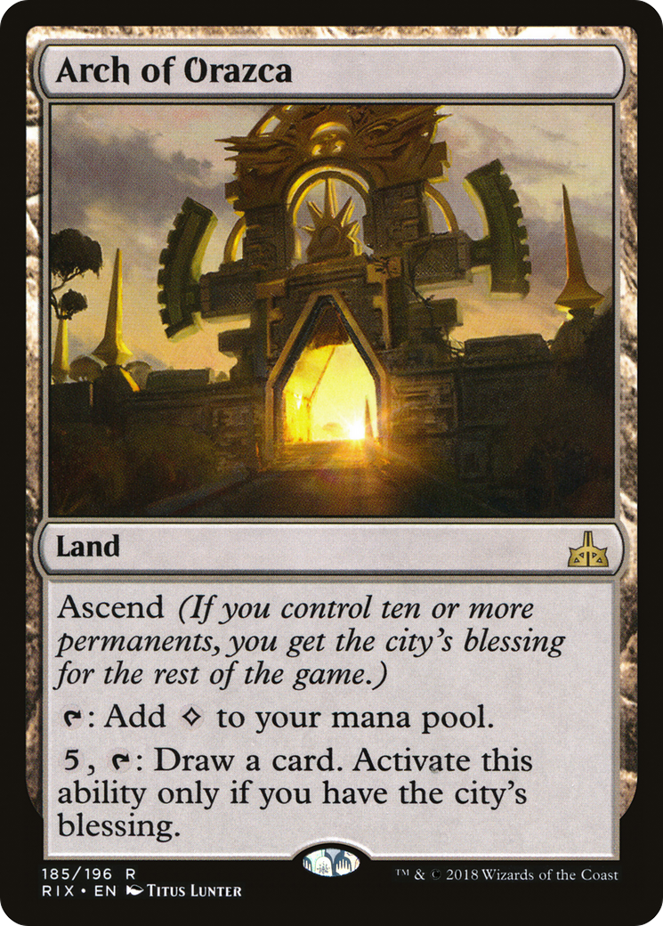Arch of Orazca (RIX-185) [Rivals of Ixalan]