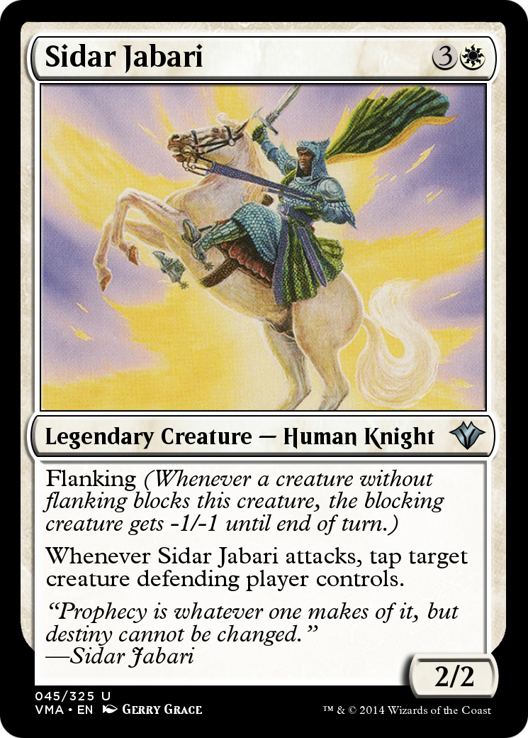 Sidar Jabari (VMA-045) [Vintage Masters] Foil