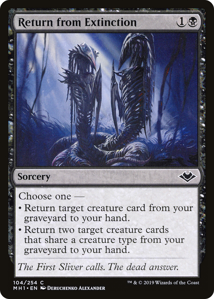 Return from Extinction (MH1-104) [Modern Horizons] Foil