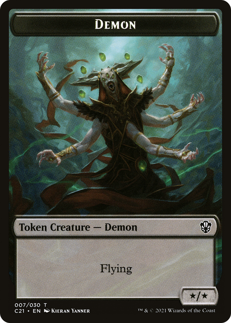 Demon (TC21-007) [Commander 2021 Tokens]
