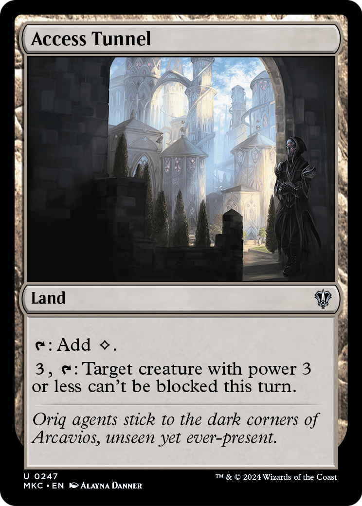 Access Tunnel (MKC-247) [Murders at Karlov Manor Commander]